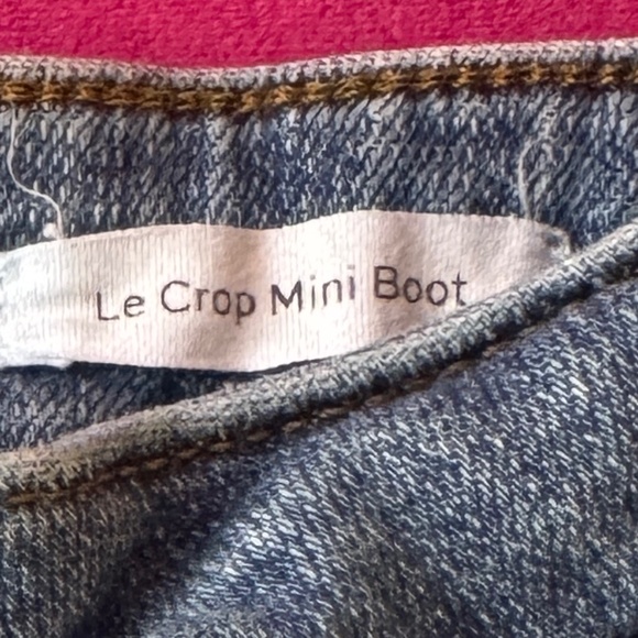 Frame Le Crop Mini Boot Jeans - Size 29 - Picture 2 of 3